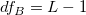 df_B=L-1 df_B=L-1