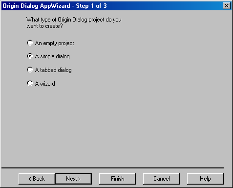 Choosing the Project Type for Your Dialog DMWiz1of3.png