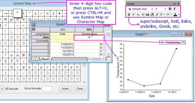 graph builder row labeling