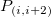 P_{(i,i+2)}\! P_{(i,i+2)}\!