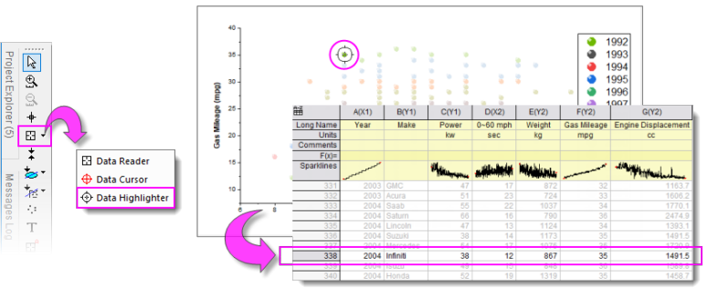 Tools toolbar split button data highlighter.png