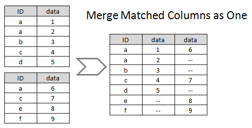 Join worksheet merge matched columns as one.png