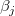 \beta_j \beta_j