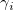 \gamma_i \gamma_i