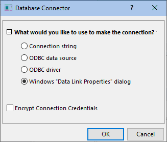 DB Database Connector Data Link Properties dialog.png