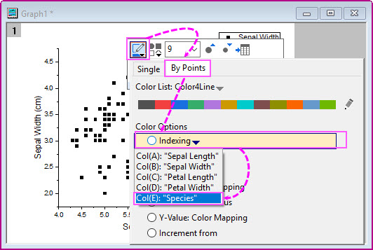Help Online - Apps - 2D Confidence Ellipse (Pro)