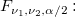 F_{\nu_1,\nu_2,\alpha/2}: F_{\nu_1,\nu_2,\alpha/2}: