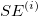SE^{(i)} SE^{(i)}