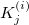 K_j^{(i)} K_j^{(i)}