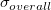 \sigma_{overall} \sigma_{overall}