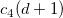 c_4(d+1) c_4(d+1)