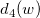 d_4(w) d_4(w)