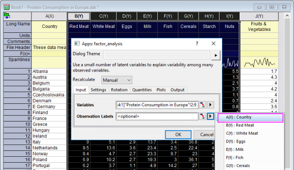 Help Online - Apps - Factor Analysis (Pro)