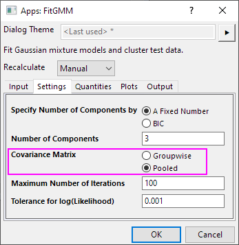 Help Online - Apps - Gaussian Mixture Models (Pro)