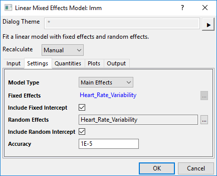 Help Online - Apps - Linear Mixed Effects Model(Pro)