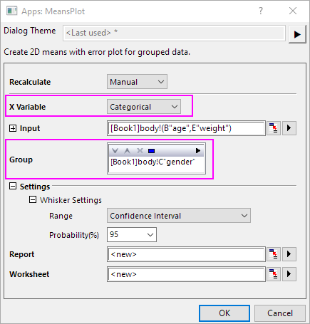 Help Online - Apps - Means Plot