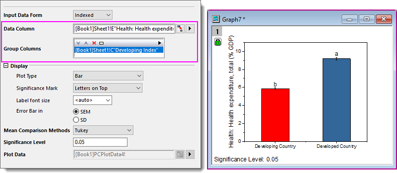 Help Online - Apps - Paired Comparison Plot