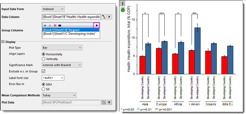 Help Online - Apps - Paired Comparison Plot
