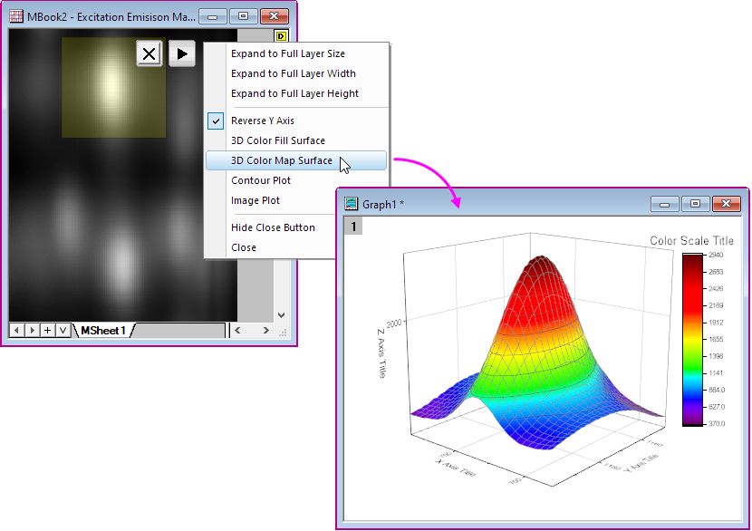 Help Online - Apps - Plot Sub Matrix