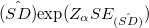 \hat{(SD)}{\exp}(Z_{\alpha}{SE_{\hat{(SD)}}}) 