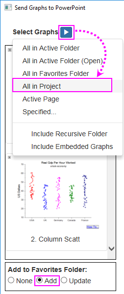 Help Online - Apps - Send Graphs to PowerPoint
