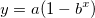 y=a(1-b^x) y=a(1-b^x)