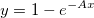 y=1-e^{-Ax} y=1-e^{-Ax}