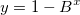 y=1-B^x