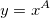 y=x^A y=x^A