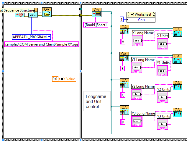 Help Online - LabVIEW VI - Send and Plot XYYY Data