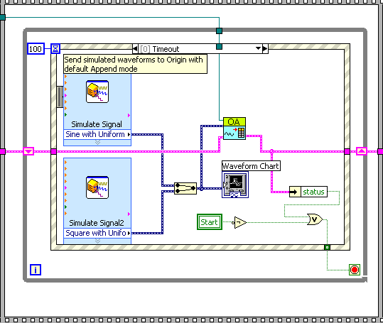 Help Online - LabVIEW VI - Simulate DAQ