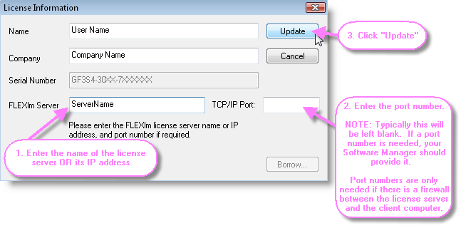 eplan license server port