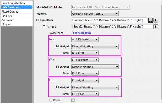 Help Online Quick Help Faq 4 How To Fit 3d Xyz Surface With X Y Z Error