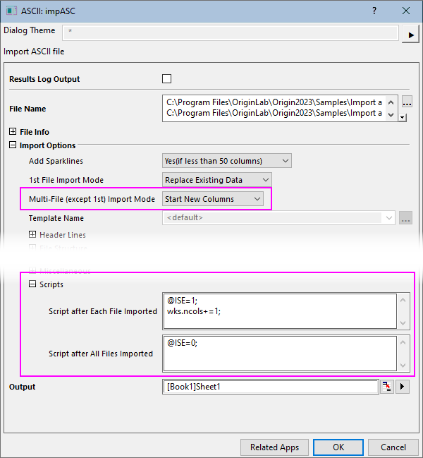 Help Online - Quick Help - FAQ-1155 How to import multiple files to a ...