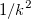 1/k^2 1/k^2