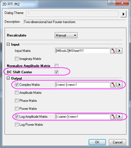 Help Online - Tutorials - 2D FFT and Filter