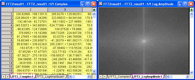 Help Online - Tutorials - 2D FFT and Filter