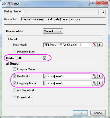 Help Online - Tutorials - 2D FFT and Filter