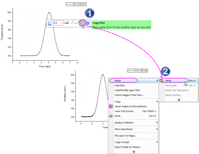 Help Online Tutorials Adding A Data Plot To Existing Graph