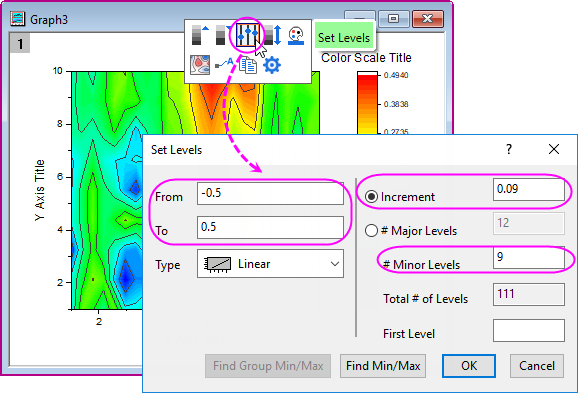 Help Online - Tutorials - Contour Plot with Vector Overlay