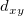 d_{xy} d_{xy}