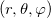 (r,\theta,\varphi ) (r,\theta,\varphi )
