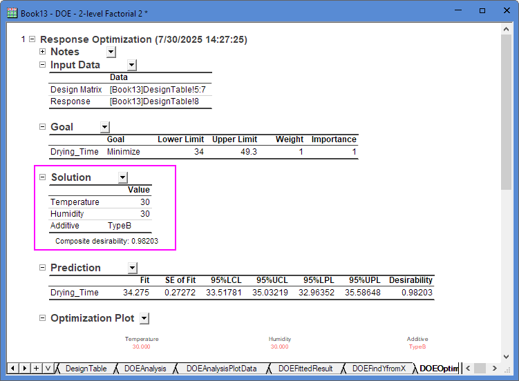 Help Online - Tutorials - DOE:2-Level Factorial Design