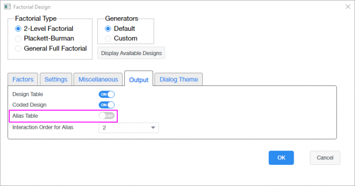 Help Online - Tutorials - DOE:2-Level Factorial Design