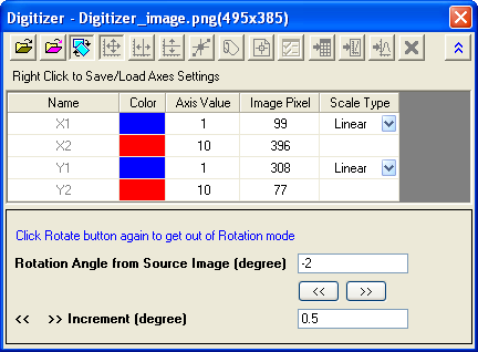 Help Online - Tutorials - Digitizer Tool