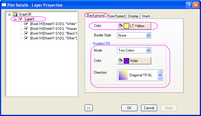 Help Online - Tutorials - Stack Column With Labels