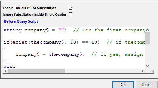 Help Online - Tutorials - Update Database Importing By LabTalk Substitution