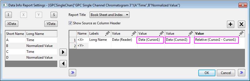 Help Online - Tutorials - Use Data Cursor to Show the Difference ...