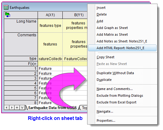 Help Online Origin Help Basic Operations On Worksheet Help Online Origin Help Basic Operations On Worksheet
