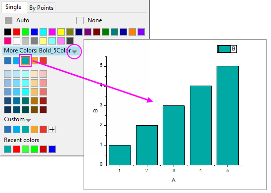 Help Online - Origin Help - Customizing Data Plot Colors